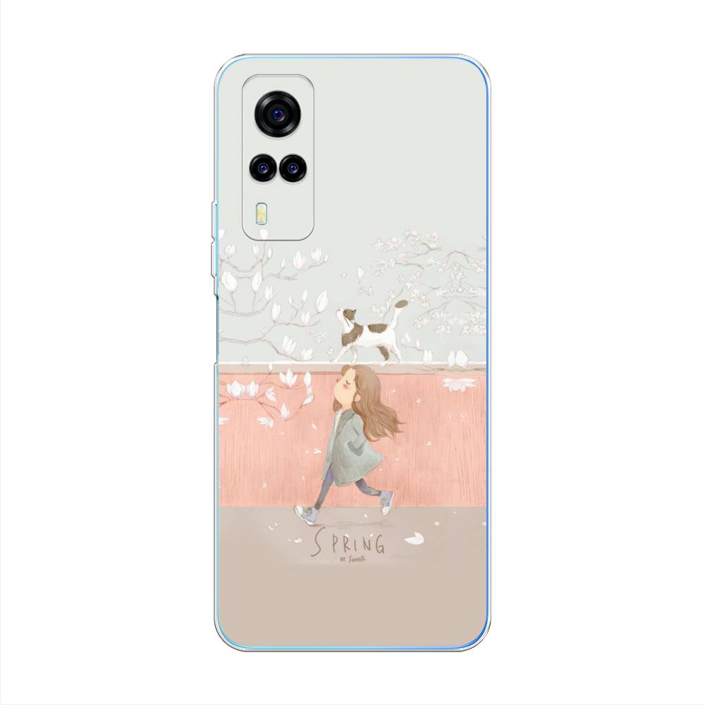 

Чехол Awog на Vivo Y31/Y53s 4G "Девочка-весна", Разноцветный, 263750-7