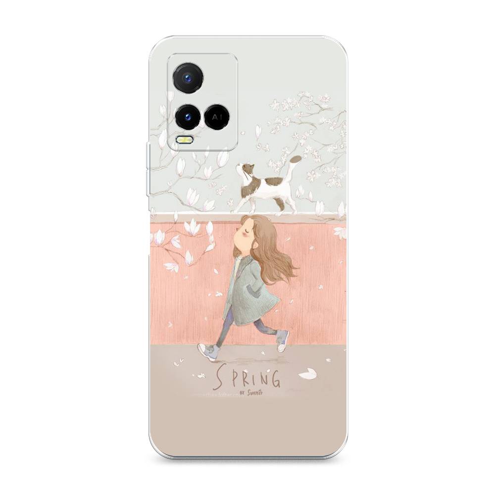 

Чехол Awog на Vivo Y21e "Девочка-весна", Разноцветный, 266350-7