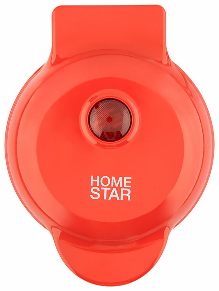 Электровафельница HomeStar пластик красный электровафельница daswerk wm2 455522 красный