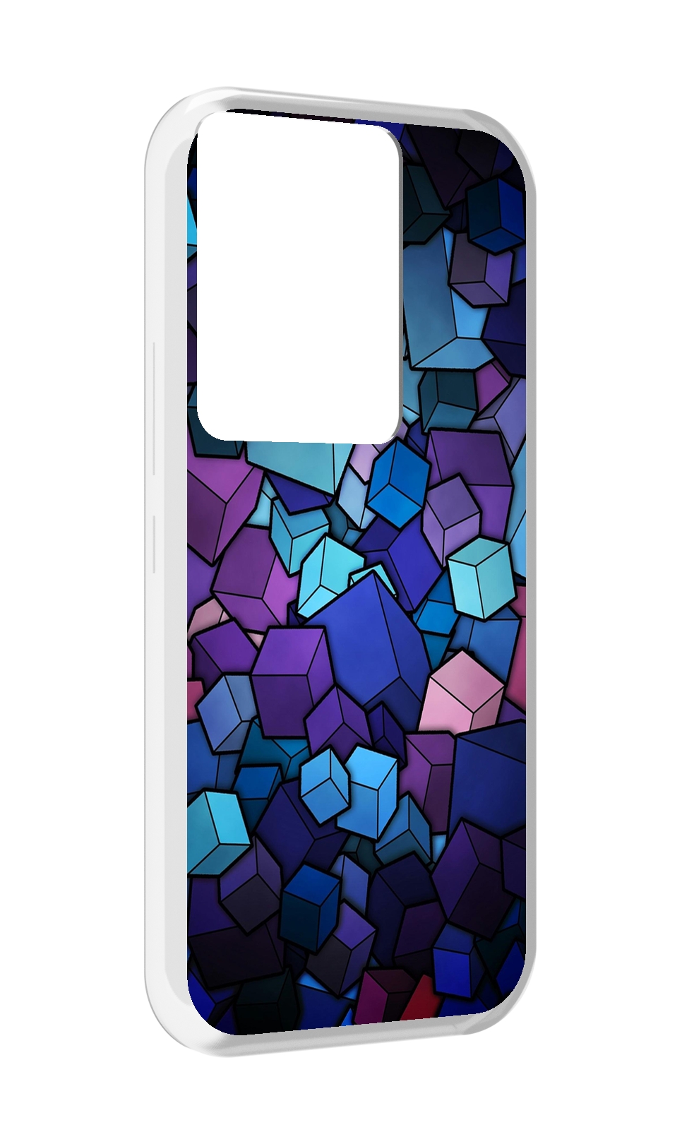 

Чехол MyPads лепестки для Itel Vision 3 Plus / Itel P38 Pro, Прозрачный, Tocco