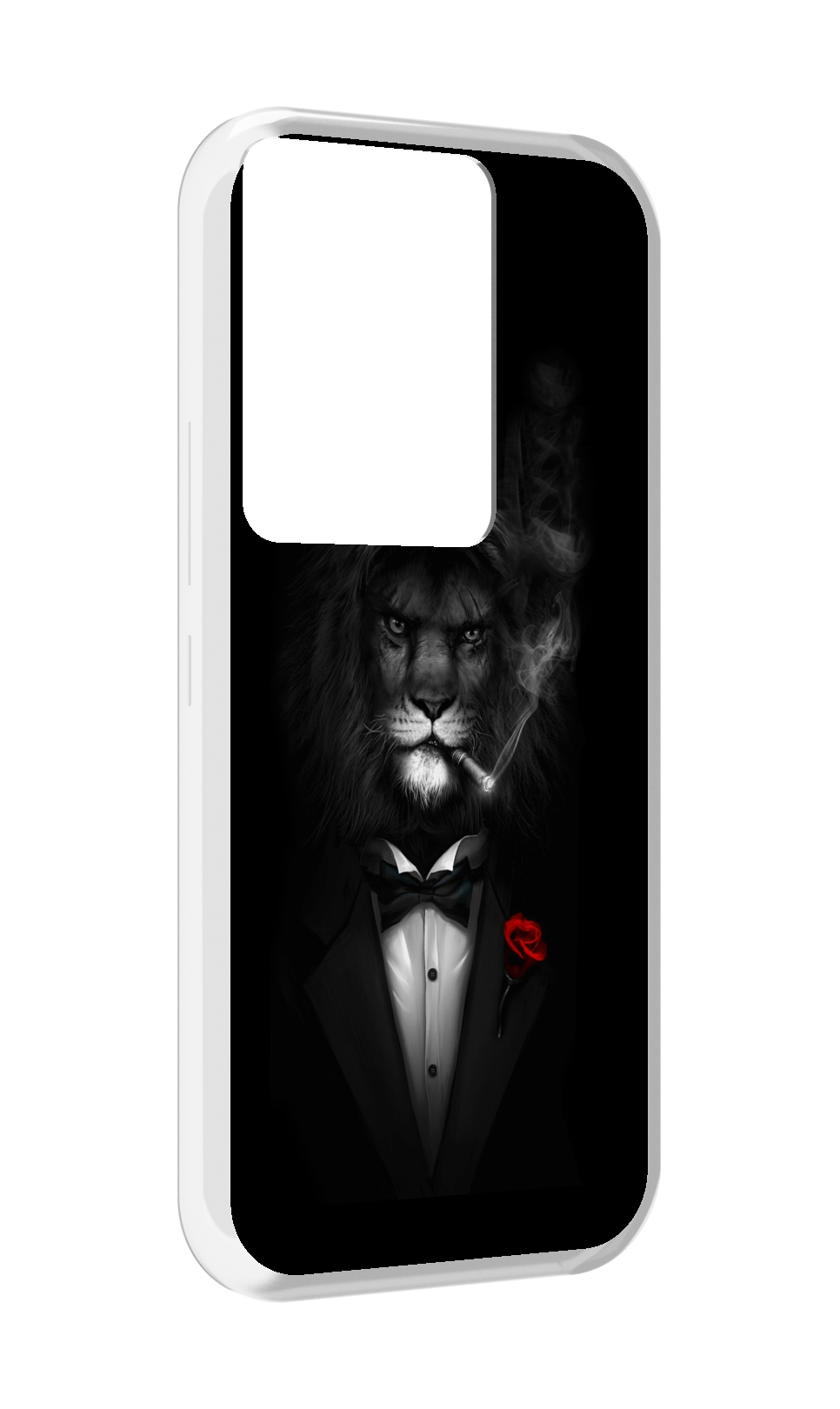 

Чехол MyPads лев-в-темноте-с-сигаретой мужской для Itel Vision 3 Plus / Itel P38 Pro, Прозрачный, Tocco