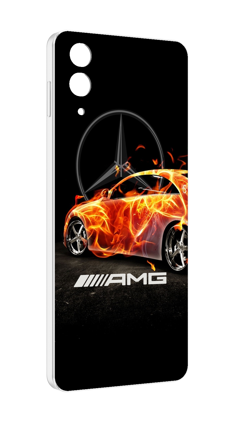 

Чехол MyPads АМГ мужской для Samsung Galaxy Z Flip 4 (SM-F721), Прозрачный, Tocco