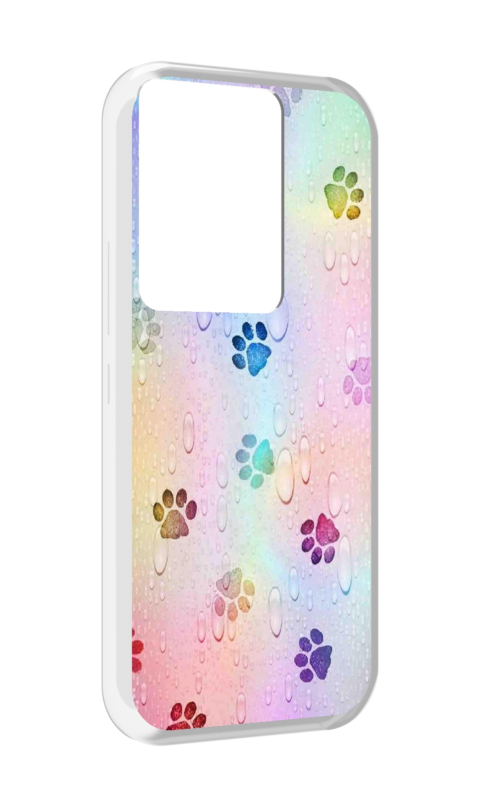 

Чехол MyPads лапки для Itel Vision 3 Plus / Itel P38 Pro, Прозрачный, Tocco