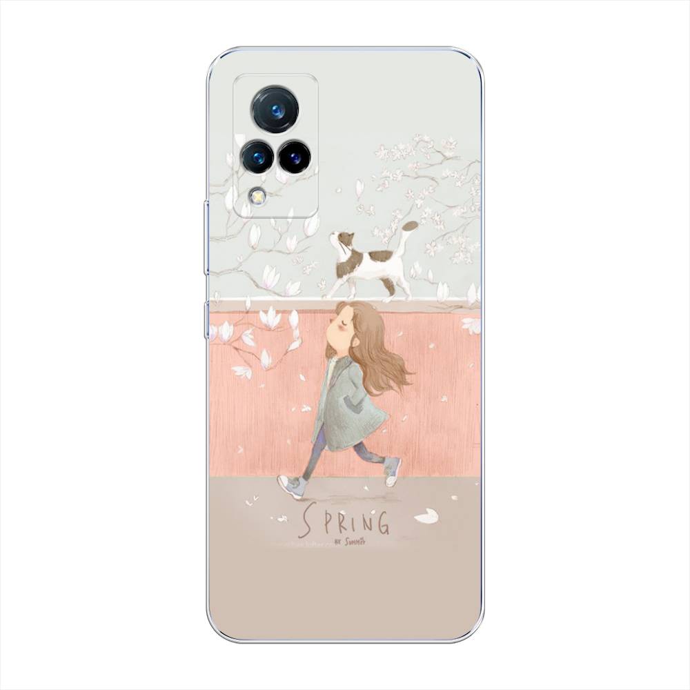 

Чехол Awog на Vivo V21 "Девочка-весна", Разноцветный, 264350-7