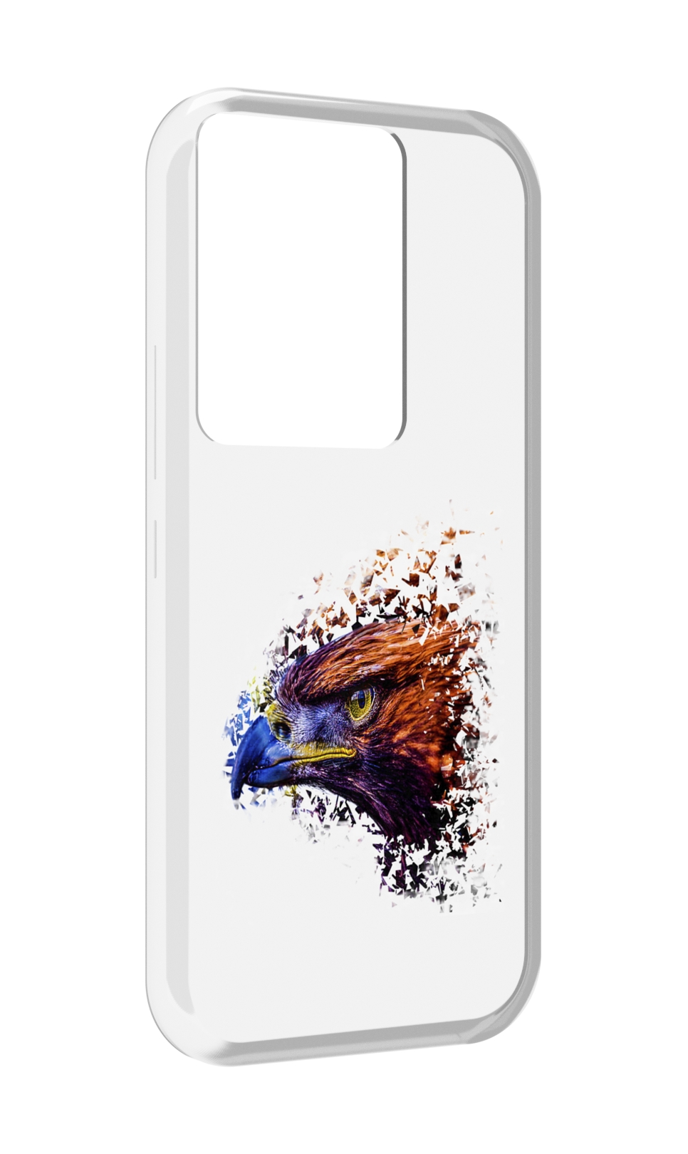

Чехол MyPads красочный орел для Itel Vision 3 Plus / Itel P38 Pro, Прозрачный, Tocco