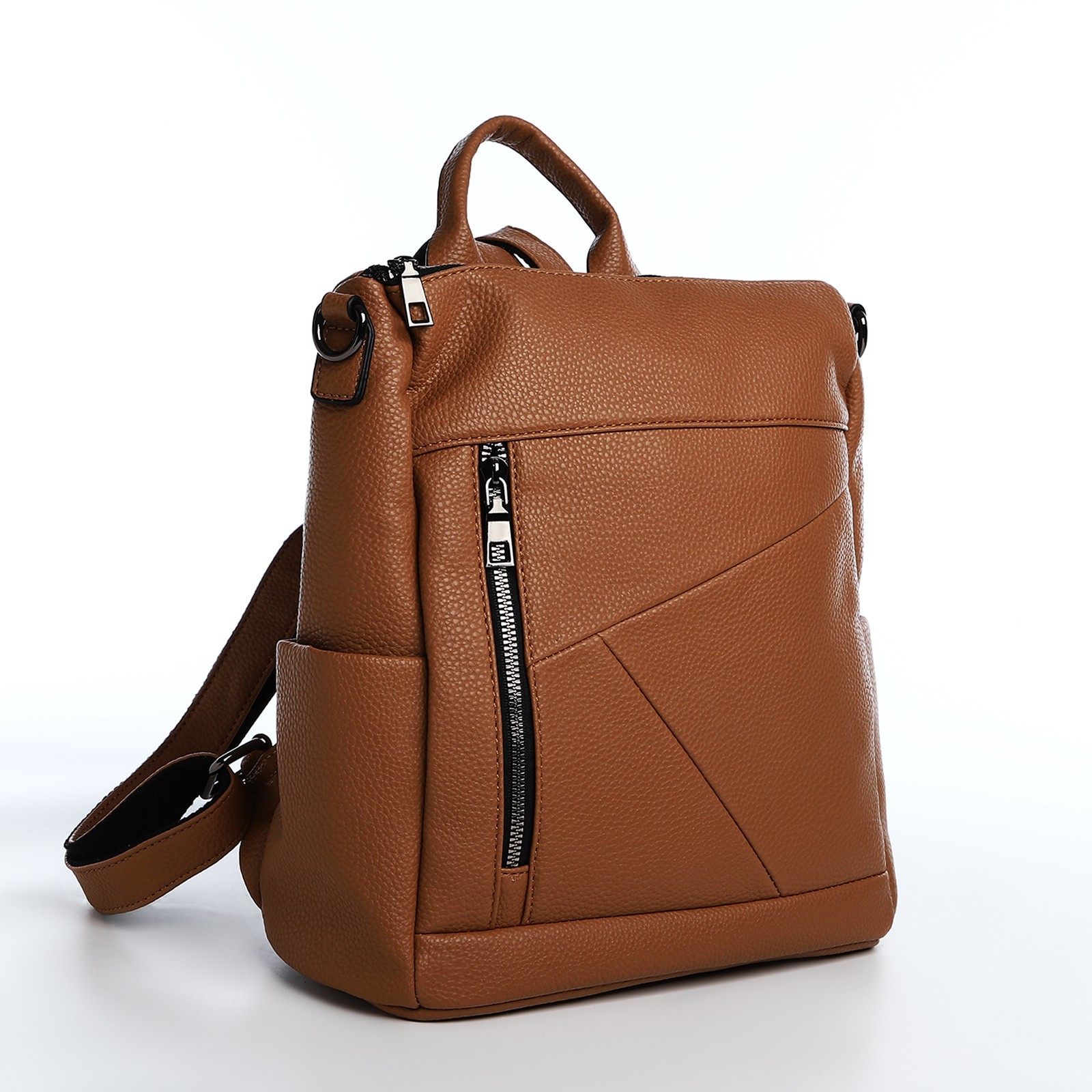 

Рюкзак женский NoBrand 9716628 коричневый, 30х27х11,5 см, 9716628
