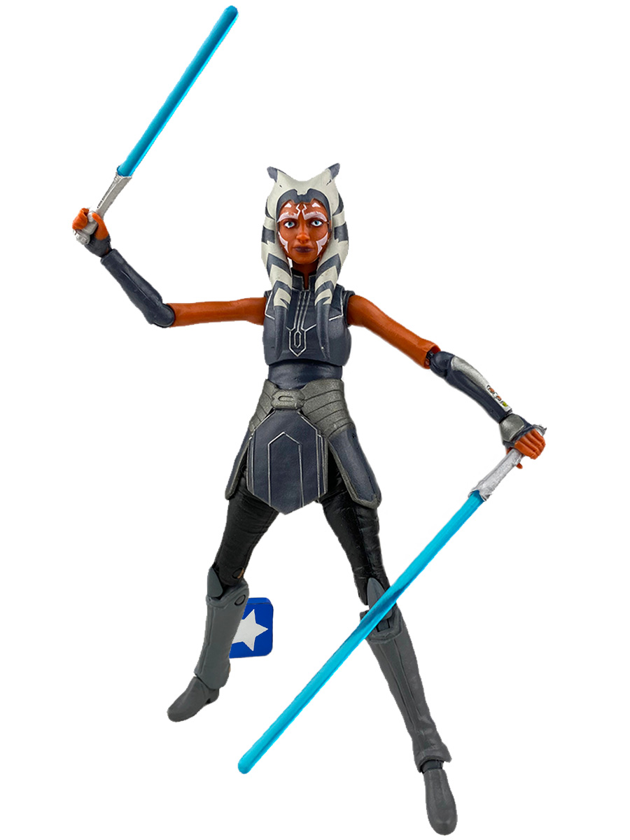 

Фигурка StarFriend Звездные войны Асока Тано с мечами Star Wars подвижная 15 см, Звездные войны Асока Тано с мечами Star Wars