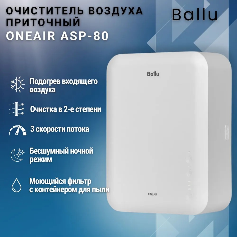 

Вентиляционная установка Ballu 80, 80