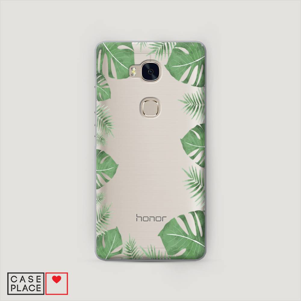 

Чехол Awog "Листья папоротника рамка" для Honor 5X