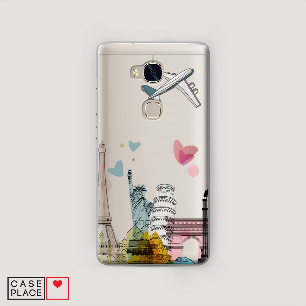 

Чехол Awog "Самолет путешествий" для Honor 5X
