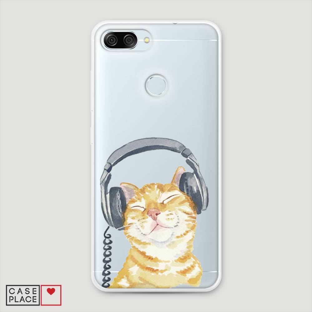 

Чехол Awog "Кот меломан" для ASUS ZenFone Max Plus M1 ZB570TL