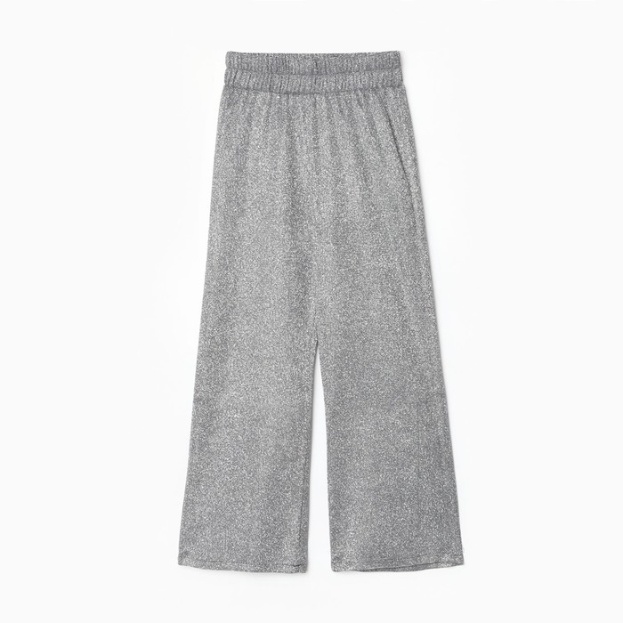 

Брюки нарядные для девочки KAFTAN размер 32 (110-116 см), серебряный, Серебристый