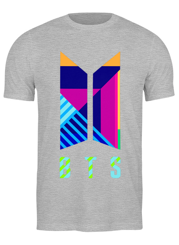 

Футболка мужская Printio Bts серая 3XL, Серый, Bts