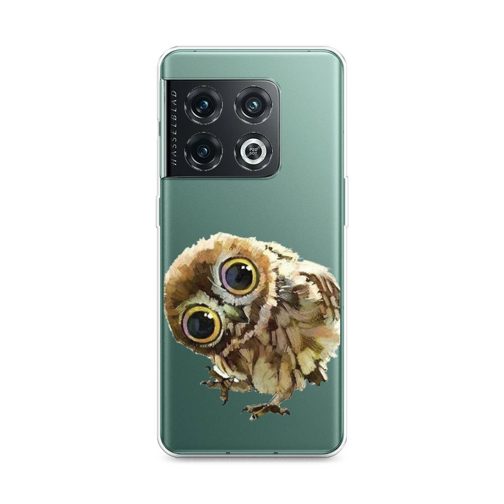 

Чехол Awog на OnePlus 10 Pro / ВанПлас 10 Pro "Любопытный совенок", Коричневый;белый;прозрачный, 152150-1