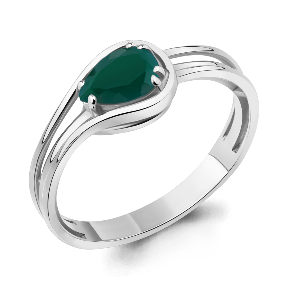 

Кольцо из серебра с агатом р. 17,5 Aquamarine 6960709_925_р, 6960709_925_р