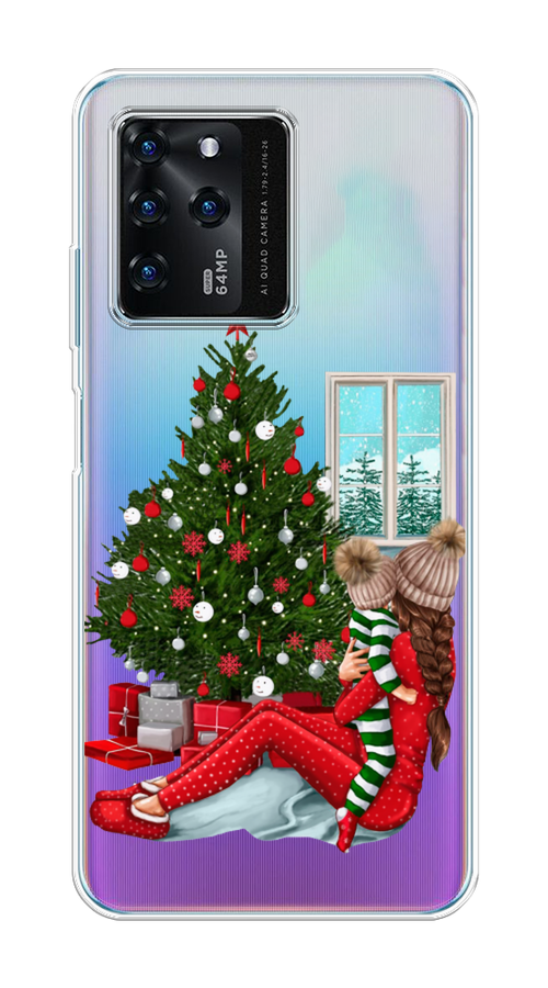 

Чехол на ZTE Blade V30 "Новый год с мамой", Красный;зеленый;голубой, 135350-6