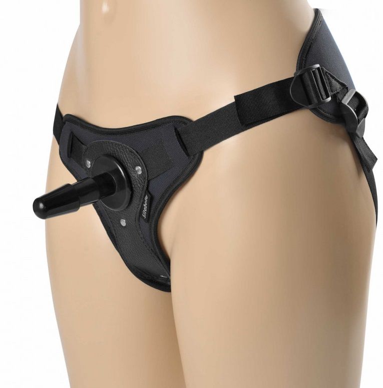 Трусики Sitabella HARNESS Dual Peak черные XS-M