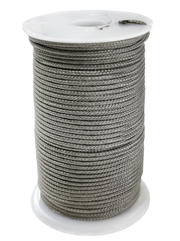 фото Леска плетеная solaris s6302 1,8 мм, 40 м, 60 кг, grey metall
