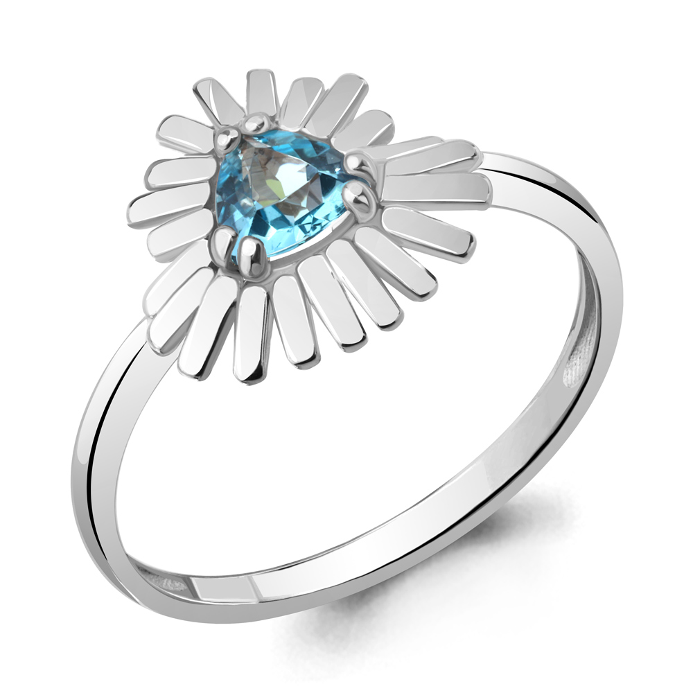 

Кольцо из серебра с топазом р. , Aquamarine 6960105_925_р, 6960105_925_р