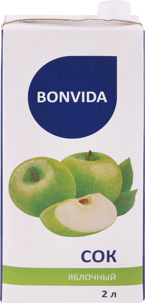 Сок Bonvida яблочный 2 л