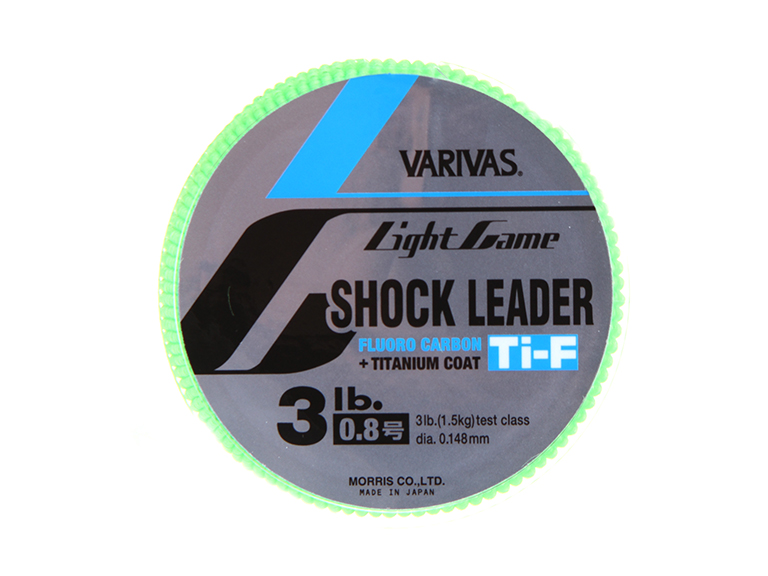

Леска флюрокарбон Varivas Light Game Shock Leader Ti-Fluoro 0,15 мм, 30 м, 1,5 кг, clear, Light Game Shock Leader Ti-Fluoro