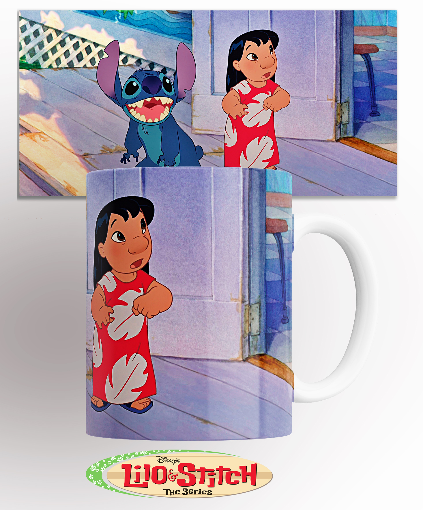 

Кружка с принтом лило и стич lilo stitch 330 мл.