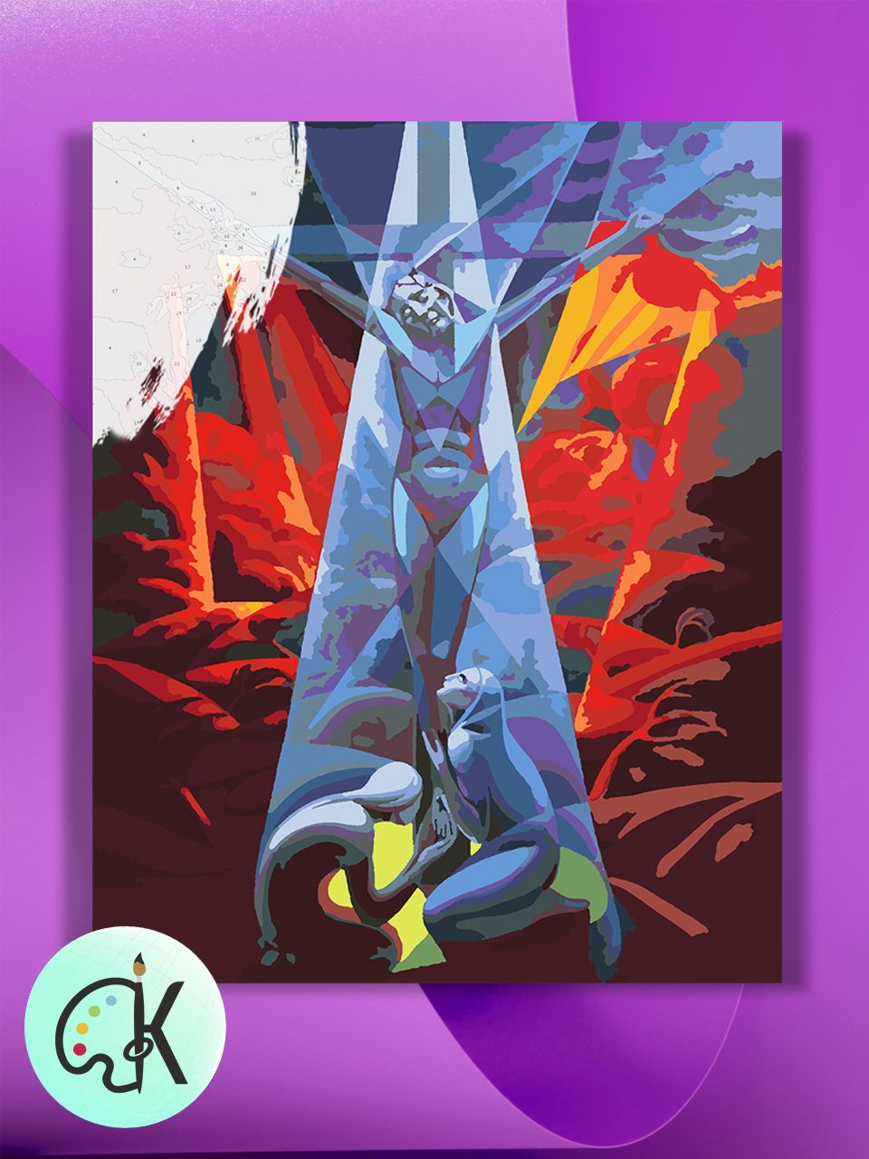 

Картина по номерам на холсте Культура Цвета Д Доттори - Распятие, 40 х 50 см, Д Доттори - Распятие