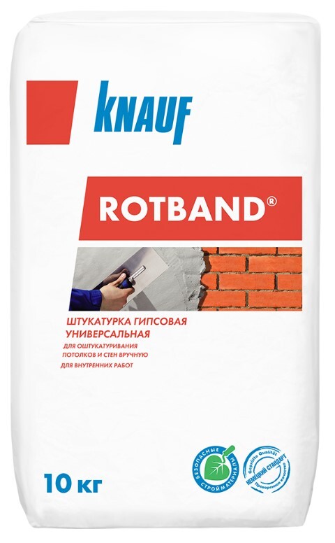 фото Штукатурка гипсовая knauf ротбанд 10 кг