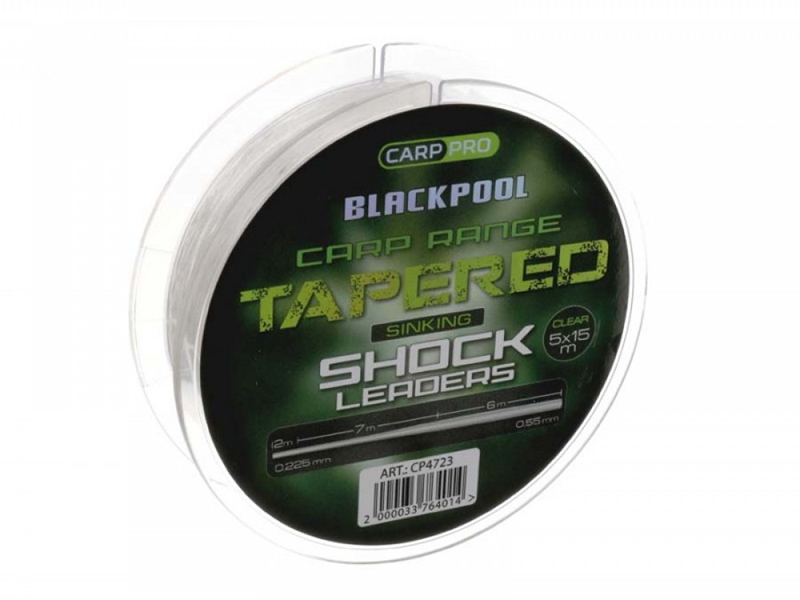 фото Леска carp pro blackpool sink tapered mono 0.225-0.55mm 5x15m 240789
