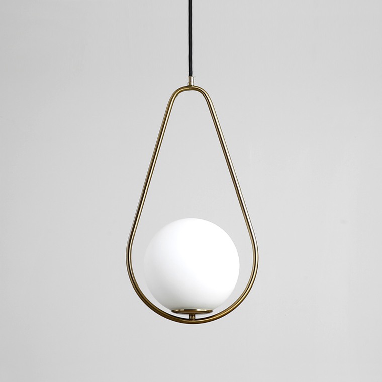 

Подвесной светильник ImperiumLoft Hoop Drop Brass