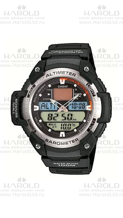 

Наручные часы мужские Casio ProTrek SGW-400H-1B, ProTrek SGW-400H-1B