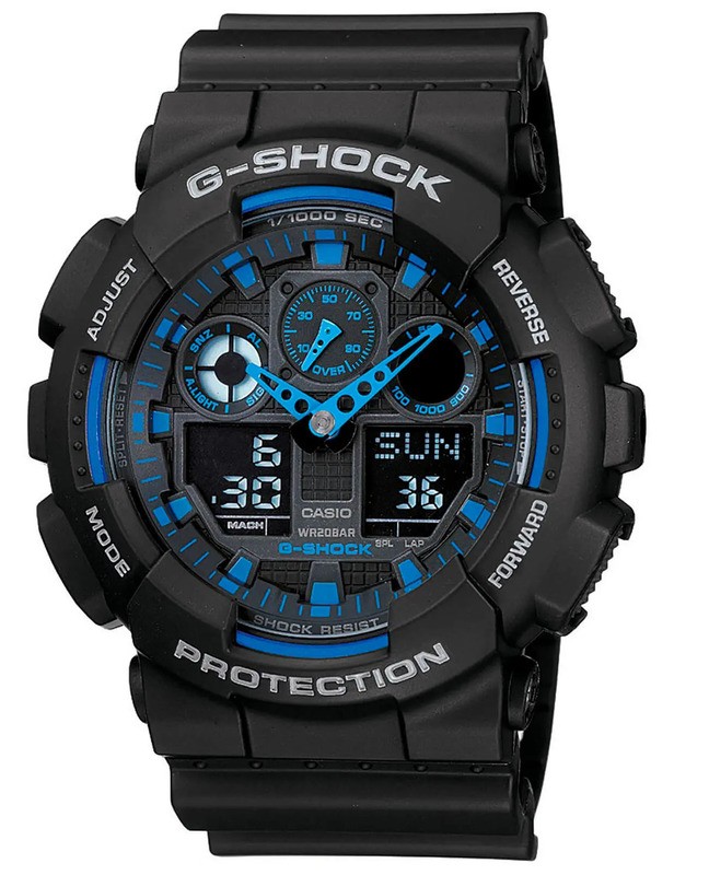 

Наручные часы мужские Casio G-Shock GA-100-1A2, G-Shock GA-100-1A2