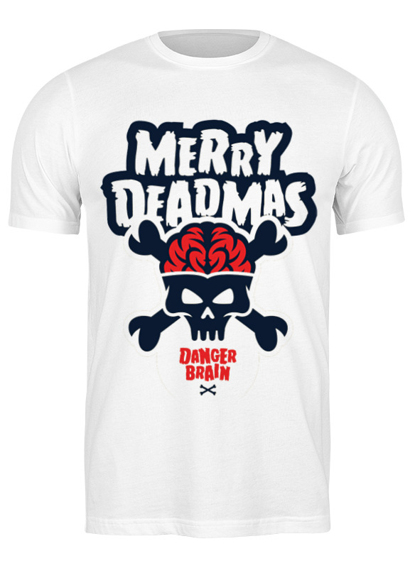 

Футболка мужская Printio Merry deadmas белая 3XL, Белый, Merry deadmas