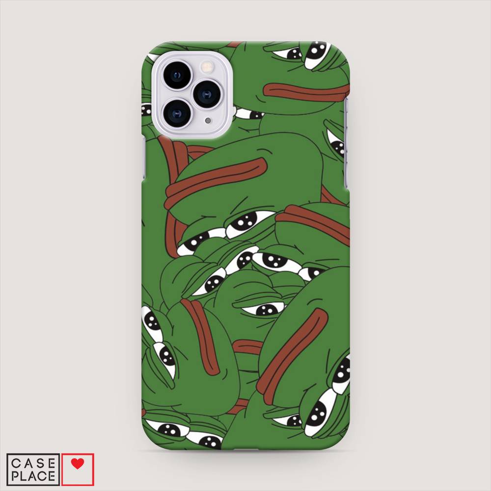 

Пластиковый чехол "Печальный frog" на Apple iPhone 11 Pro Max, 12220-7