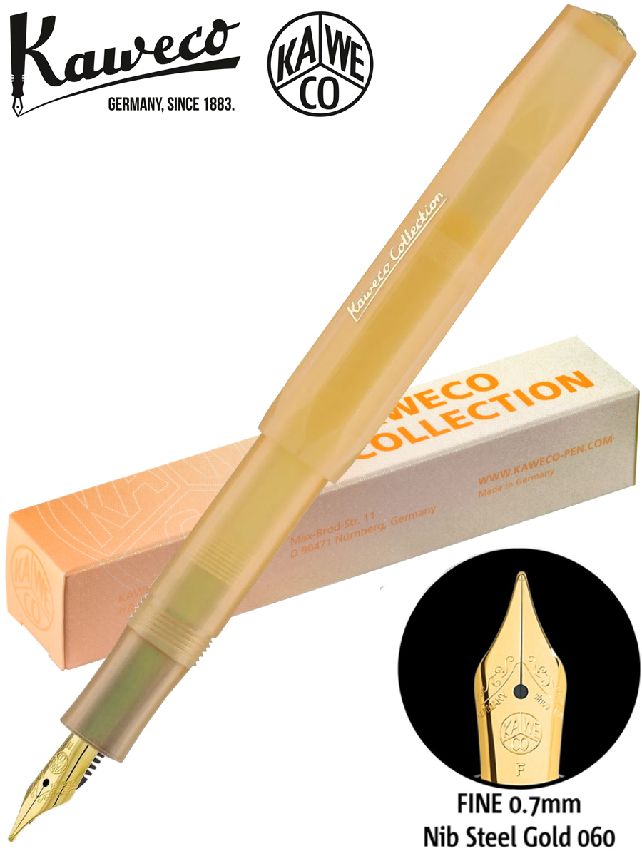 

Перьевая ручка Kaweco Classic Sport, синий, 0,7 мм, COLLECTION Apricot Pearl