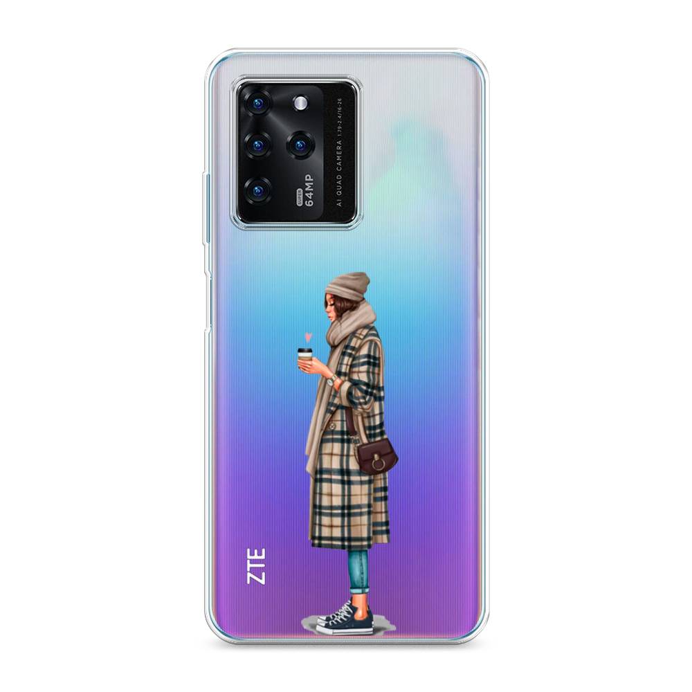 

Чехол на ZTE Blade V30 "Утренний кофе", Коричневый;бежевый, 135350-6