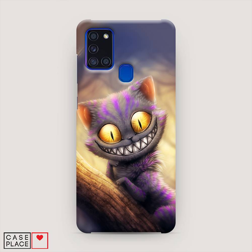 фото Пластиковый чехол "cheshire cat" на samsung galaxy a21s awog