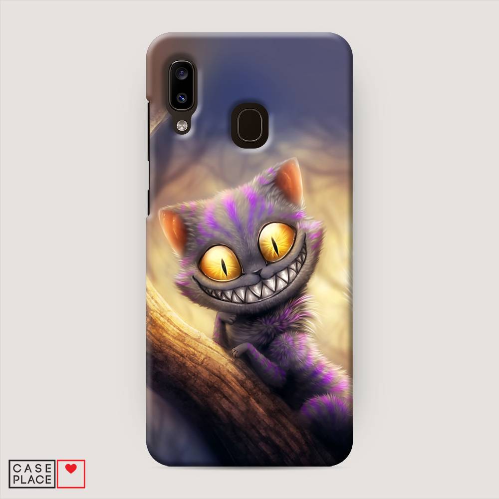 фото Пластиковый чехол "cheshire cat" на samsung galaxy a20 awog