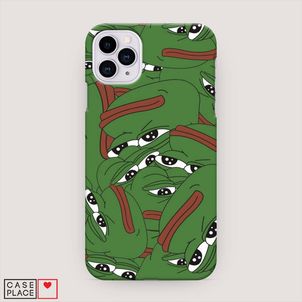 

Пластиковый чехол "Печальный frog" на Apple iPhone 11 Pro, 12320-7