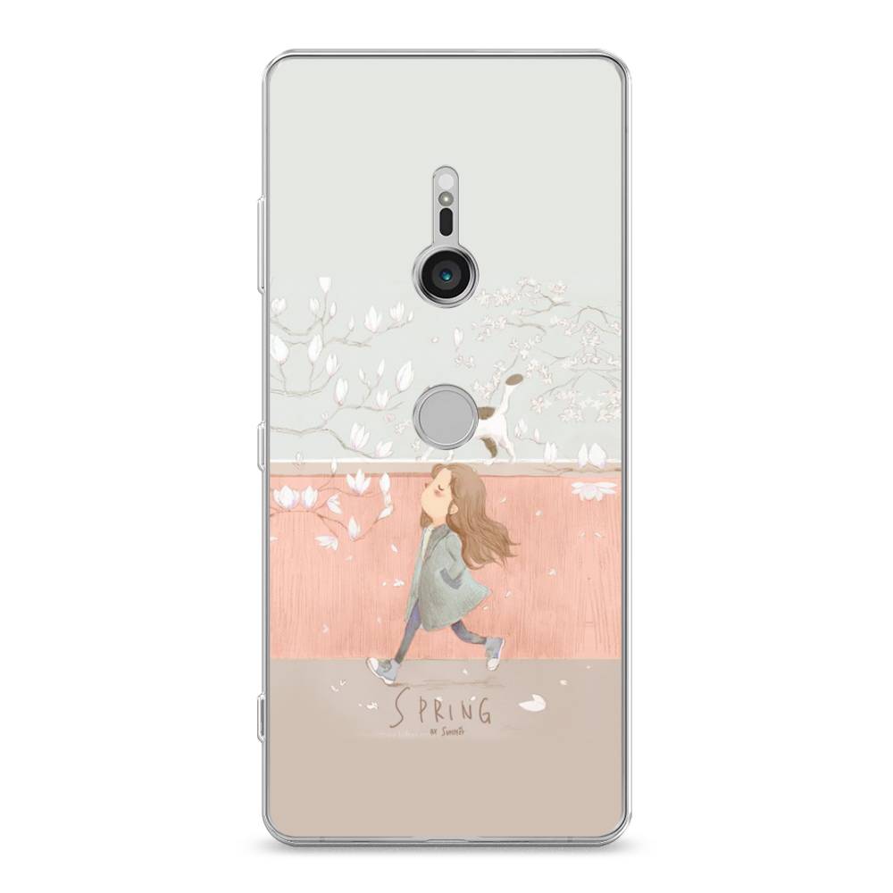 

Чехол Awog на Sony Xperia XZ3 "Девочка-весна", Разноцветный, 53650-7