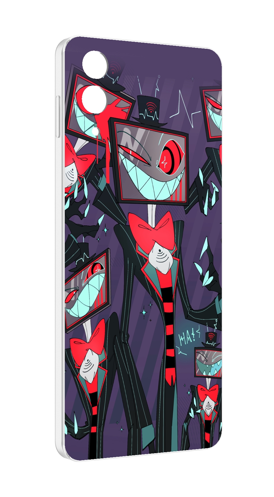 

Чехол MyPads hazbin hotel для Samsung Galaxy Z Flip 4 (SM-F721), Прозрачный, Tocco