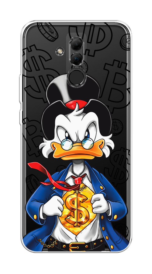 

Чехол на Huawei Mate 20 Lite "Scrooge Goldman", Черный;белый;синий, 66650-1