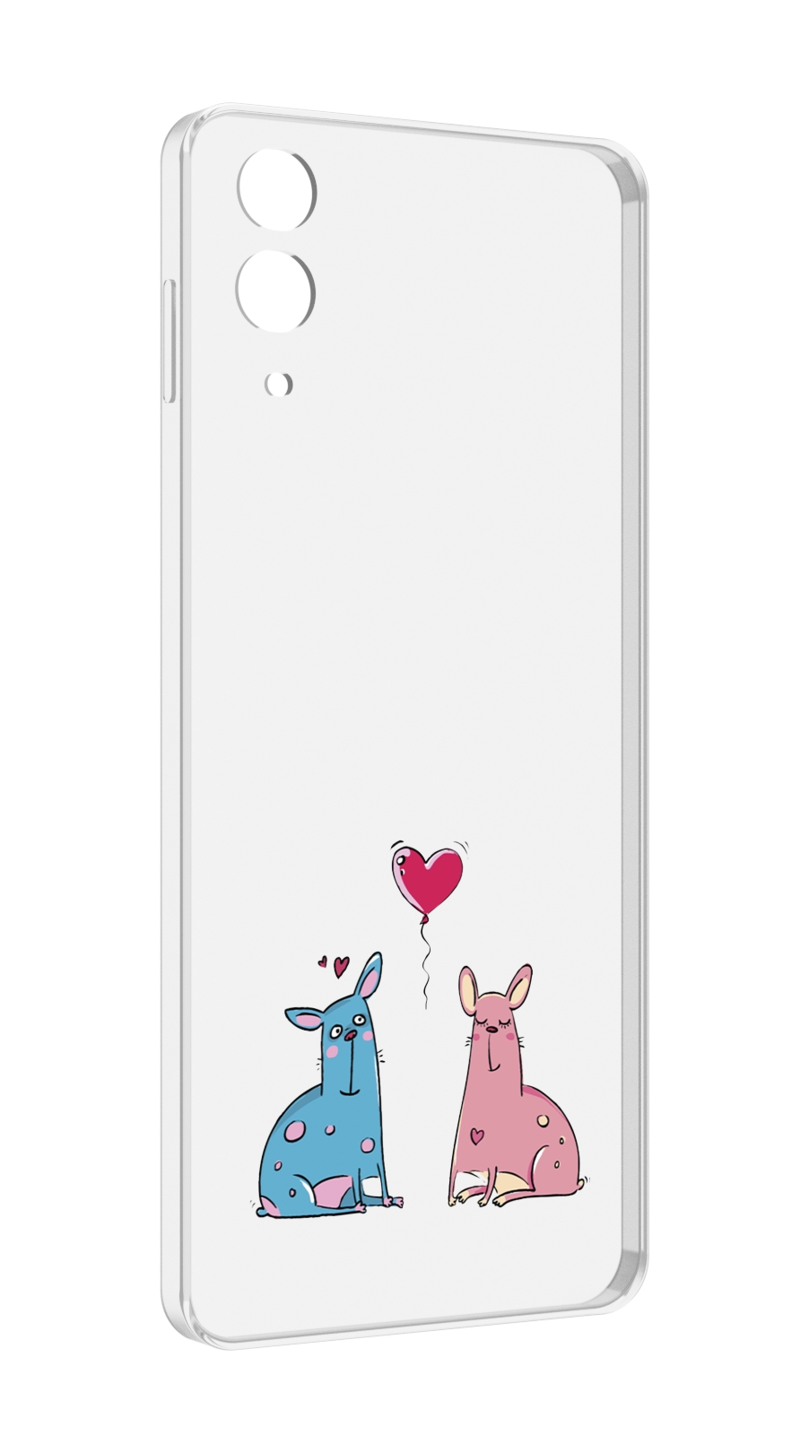 

Чехол MyPads Лама любовь для Samsung Galaxy Z Flip 4 (SM-F721), Прозрачный, Tocco