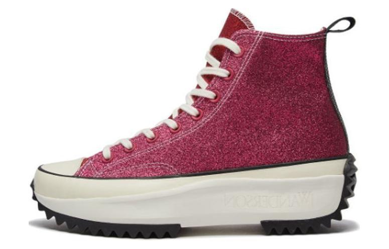 

Кеды унисекс Converse JW Anderson Run Star Hike бордовые 39 EU, Бордовый, JW Anderson x Converse Run Star Hike