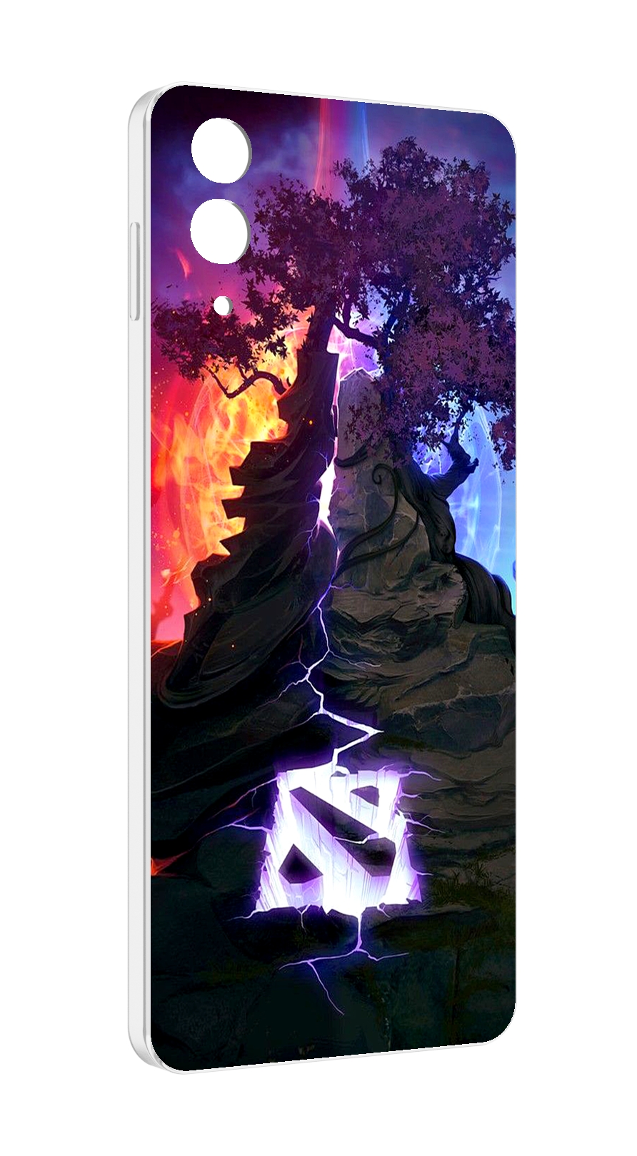 

Чехол MyPads dota 2 логотип для Samsung Galaxy Z Flip 4 (SM-F721), Прозрачный, Tocco
