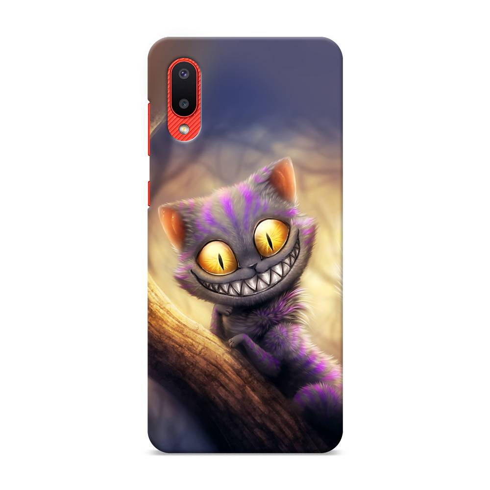 фото Пластиковый чехол "cheshire cat" на samsung galaxy a02 awog