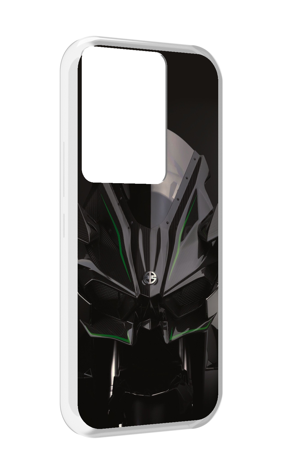 

Чехол MyPads кавасаки мото для Itel Vision 3 Plus / Itel P38 Pro, Прозрачный, Tocco