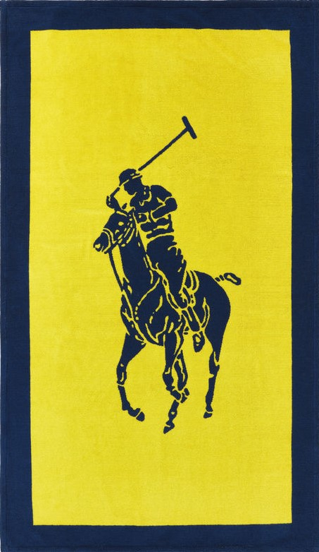 Пляжное полотенце 100x170 см Ralph Lauren Polo Yellow