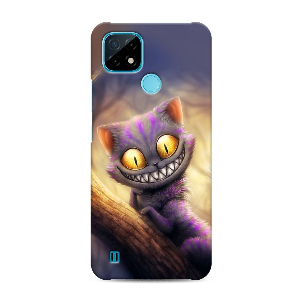 фото Пластиковый чехол "cheshire cat" на realme c21 awog