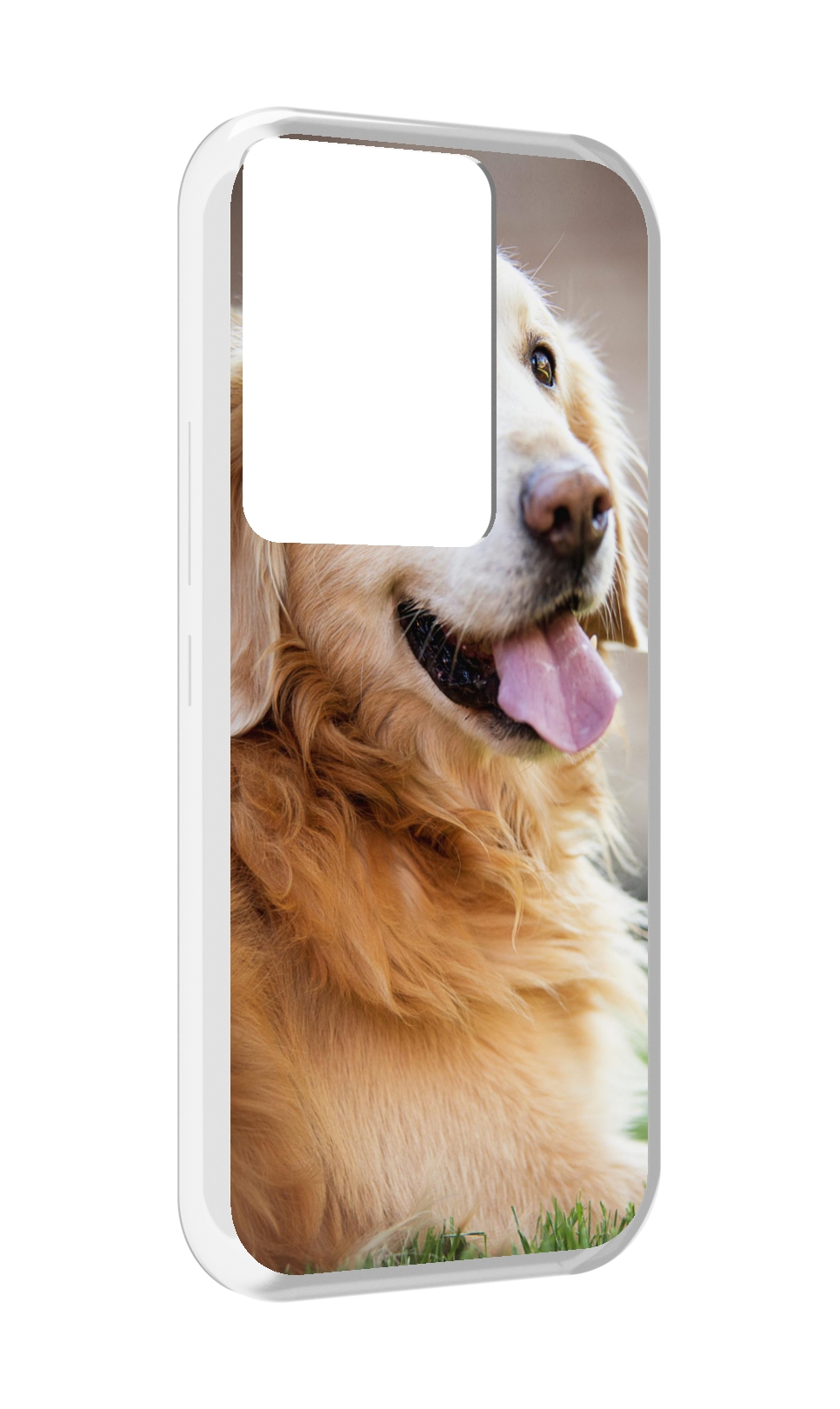 

Чехол MyPads золотистыи ретривер для Itel Vision 3 Plus / Itel P38 Pro, Прозрачный, Tocco